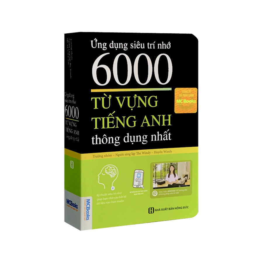 Sách - Ứng Dụng Siêu Trí Nhớ 6000 Từ Vựng Tiếng Anh Thông Dụng Nhất - Tái bản 2020