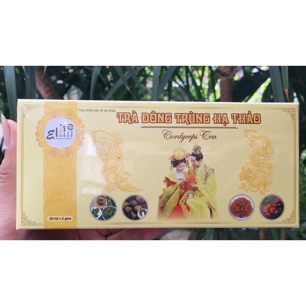 Trà đông trùng hạ thảo Elite tăng cường sức khỏe sinh lý nam - THỰC PHẨM VÀNG BẢO VỆ SỨC KHỎE (HIBABY PLUS)