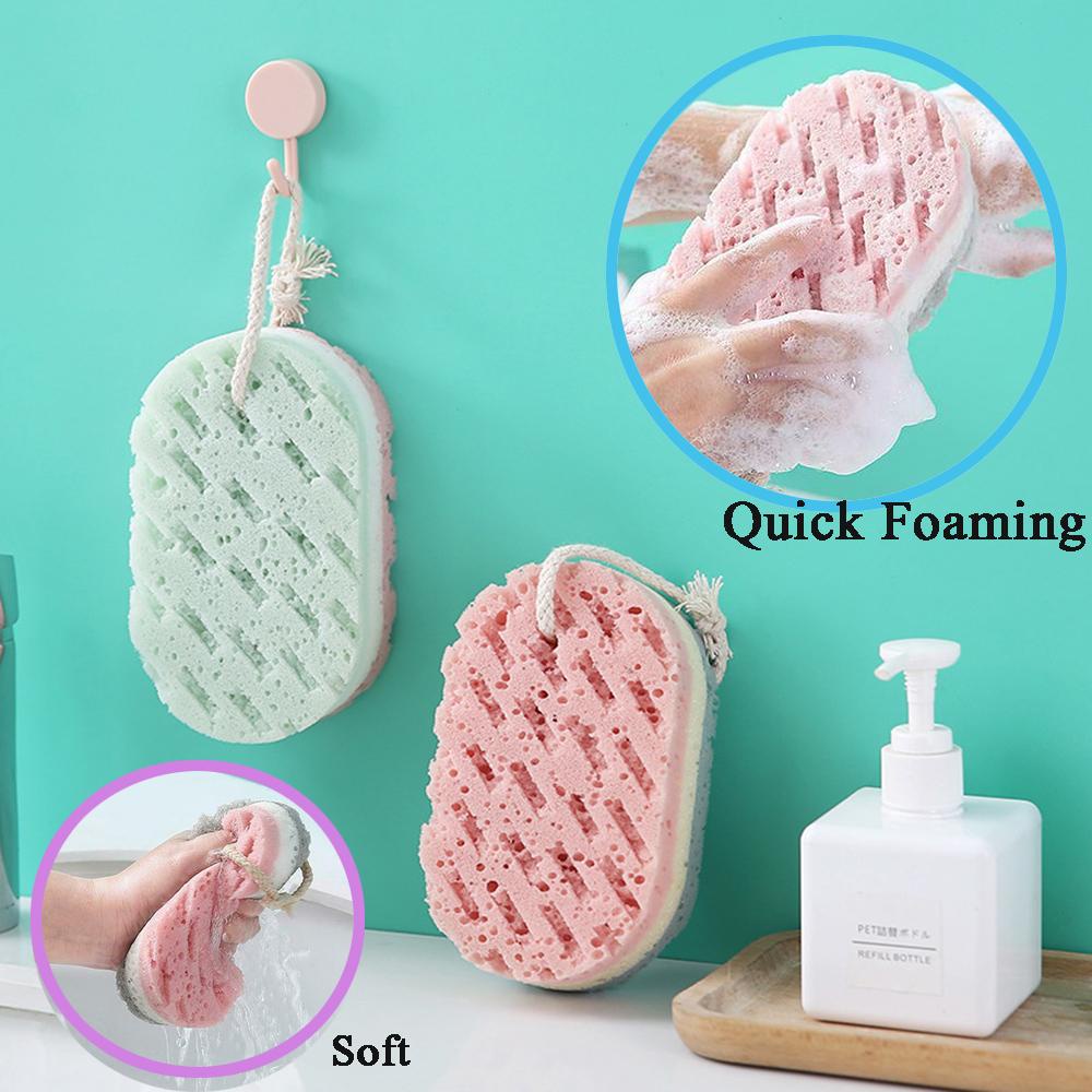 Bông Tắm Bọt Biển Mềm Mại Mát Xa Cơ Thể Khi Tắm
