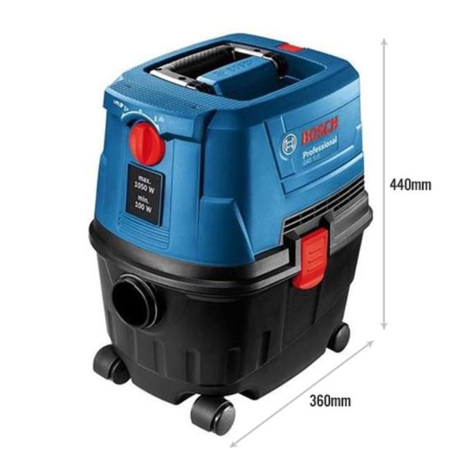 [Hàng Chính Hãng] Máy hút bụi BOSCH GAS15 15L 1100W