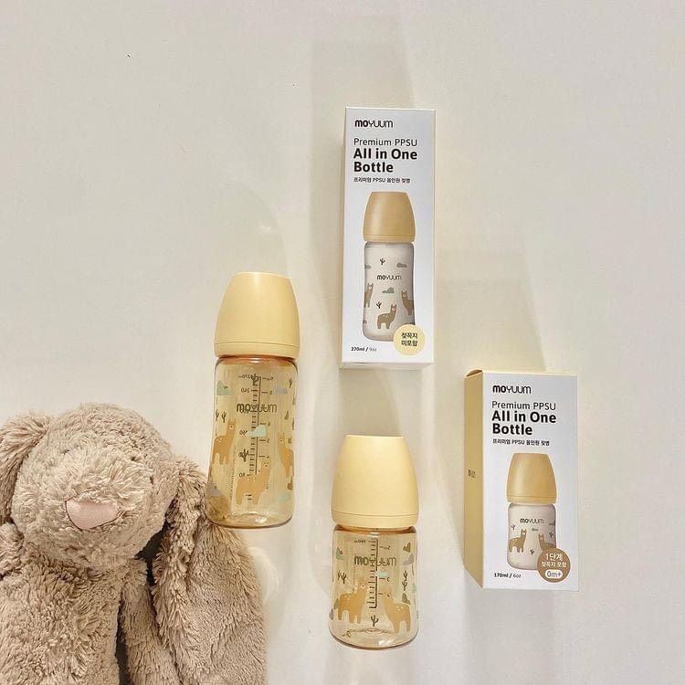 Bình Sữa Moyuum PPSU Lạc Đà Chính Hãng Hàn Quốc 170ml - 270ml