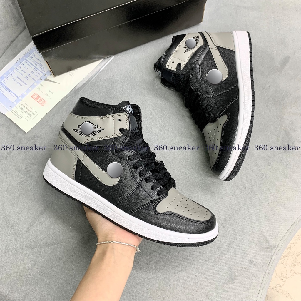 GIÀY THỂ THAO ĐEN XÁM CỔ CAO ⚡CHUẨN 1:1⚡,GIÀY SNEAKER NAM NỮ