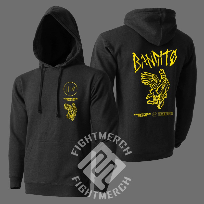 【Boutique Selection】 Áo hoodie Twenty One Pilots Flyer Bandito Dành Cho Tuổi Teen Tập Thể Hình Cotton