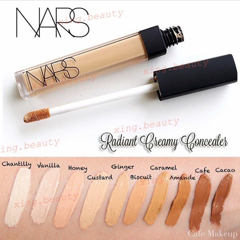 Che khuyết điểm Nars Radiant Creamy Concealer 6ml Vanilla Full Size Full Box | BigBuy360 - bigbuy360.vn