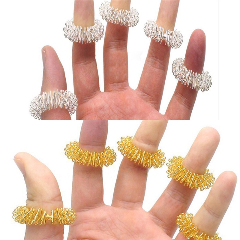 Bộ 5 Vòng Mát Xa Ngón Tay Chăm Sóc Sức Khỏe