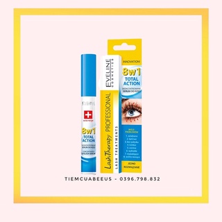 DƯỠNG MI EVELINE 8 IN 1 TOTAL ACTION LASH THERAPY LÀM DÀY VÀ DÀI MI