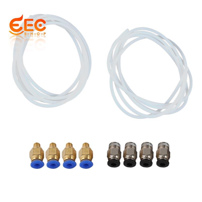 Set 2 Ống Thủy Lực Ptfe Ptfe (2M) Và 4 Đầu Nối Pc4-M6 1.75mm Cho Máy In 3d | BigBuy360 - bigbuy360.vn