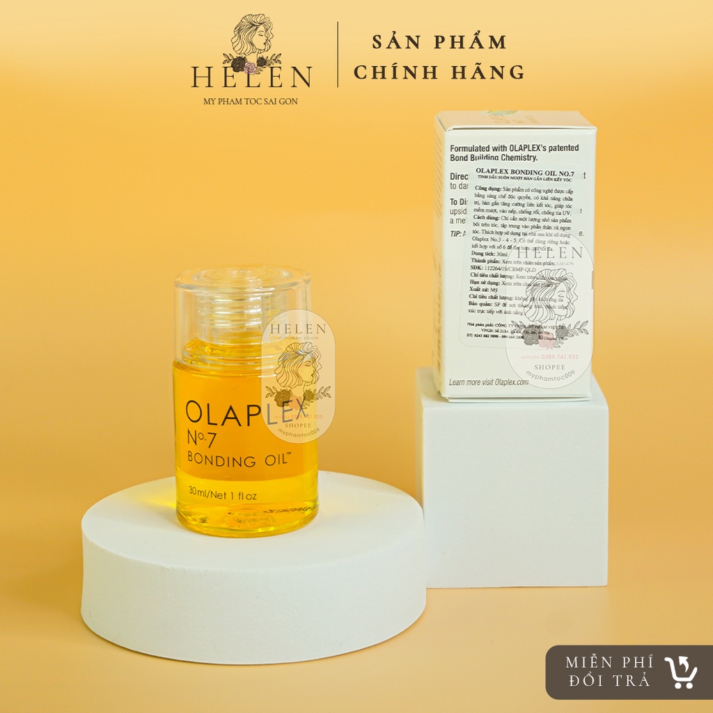 Olaplex No7 Tinh Dầu Dưỡng Tóc Olaplex Số 7 Freeship Phục Hồi Tóc Hư Tổn, Dưỡng Tóc, Tạo Kiểu, Sửa Chữa Tóc Chính Hãng