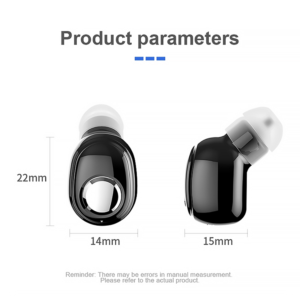 L15 Mini In Ear Sports Earbud Single Wireless Bluetooth Earphone Stereo Headset for IOS Android