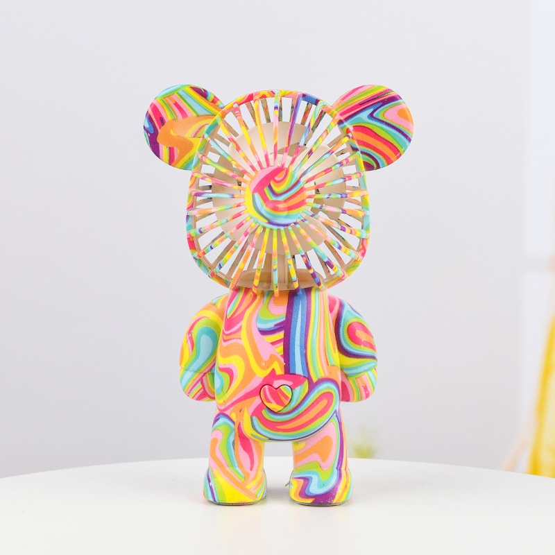 Quạt Mini Cầm Tay Hình Gấu Hot Trend Để Bàn Trang Trí Cao Cấp - Dumi Shop