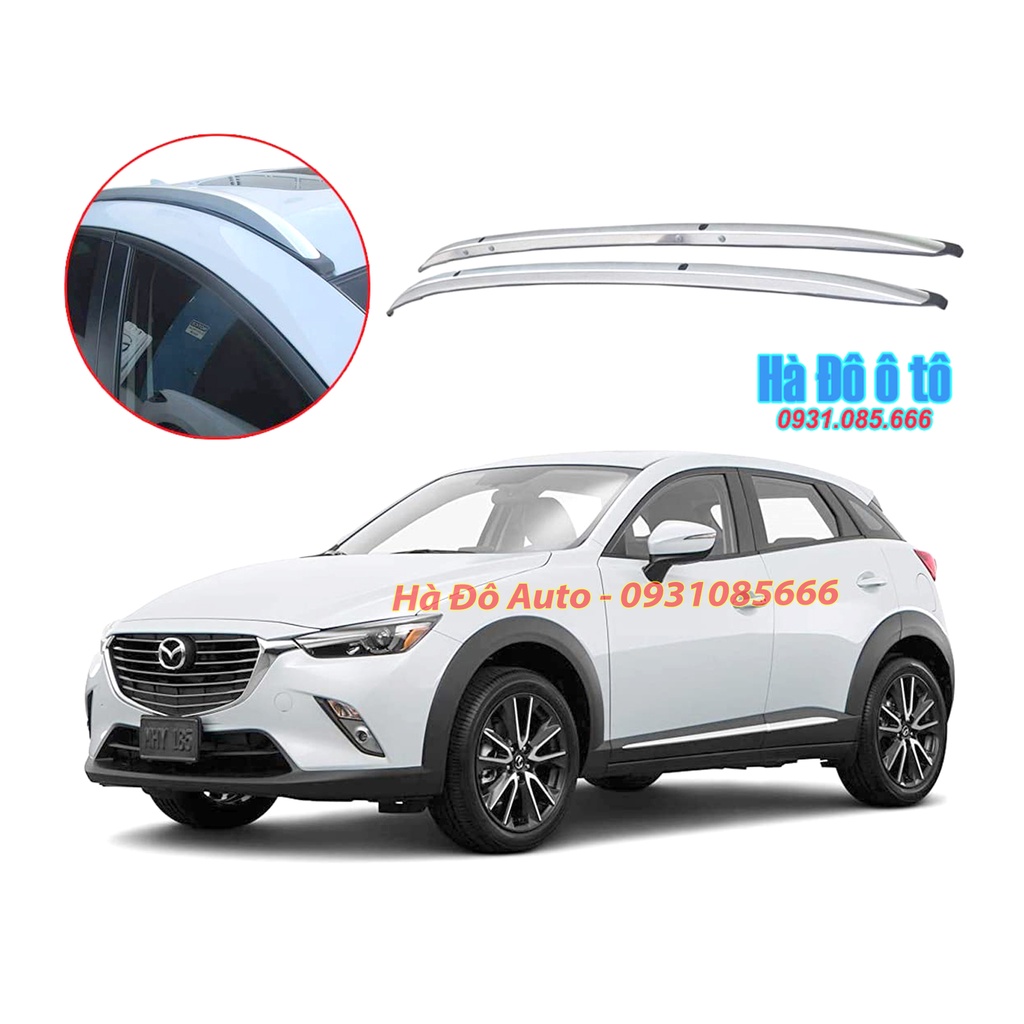 [ Đồ Chơi Mazda CX30 ]  Giá Nóc Dọc Mazda CX30 - Hợp Kim Nhôm