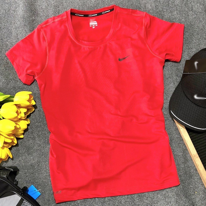 ÁO THỂ THAO NỮ CHẤT LIỆU THUN LƯỚI KIM TẬP GYM, YOGA, CHẠY BỘ