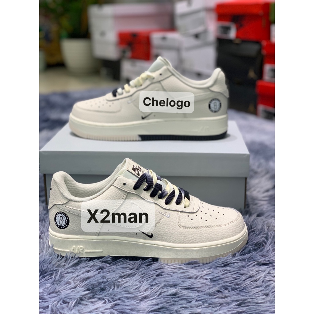[x2man tặng tất ] giày thể thao affff1 đế trắng đen siu cấp