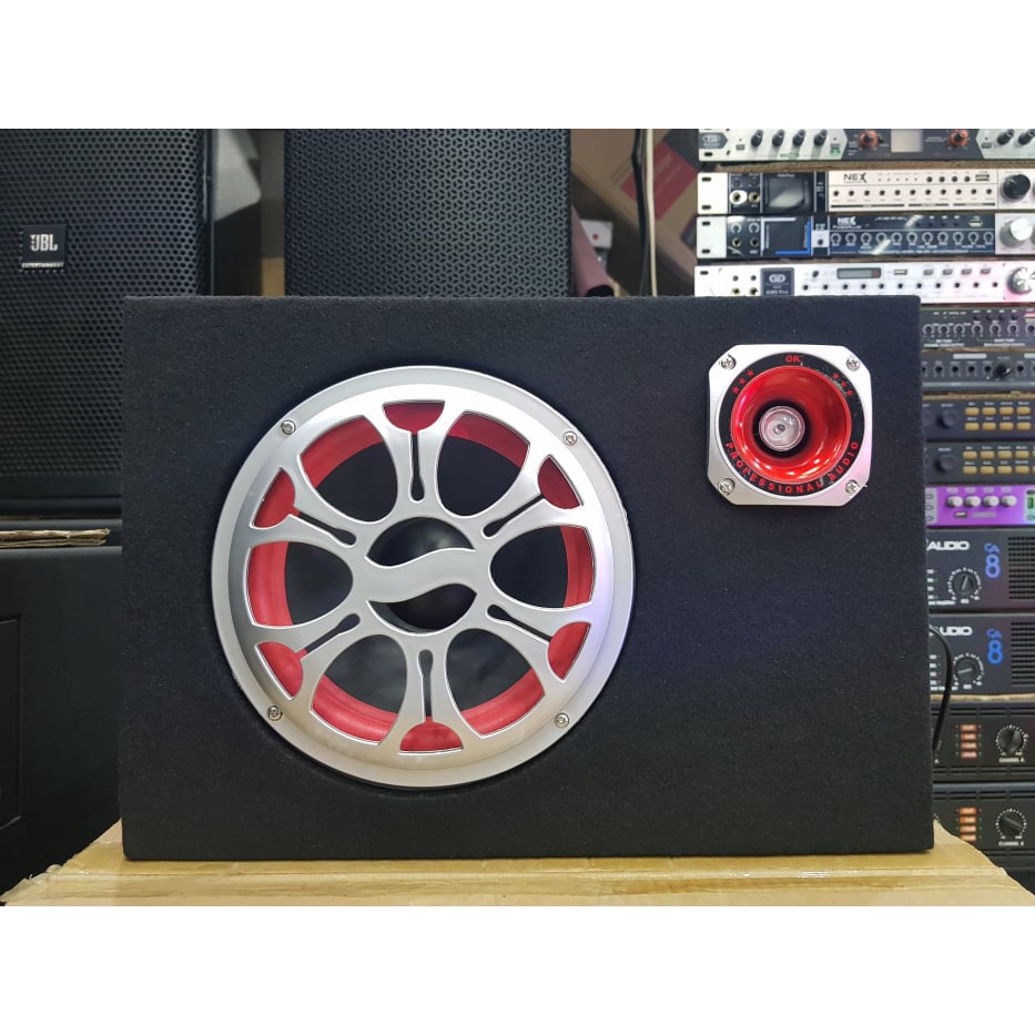 Loa CROWN 8: Bass 20, Dáng vuông, Có Bluetooth, Công suất lớn, Nguồn điện 220v hoặc 12v