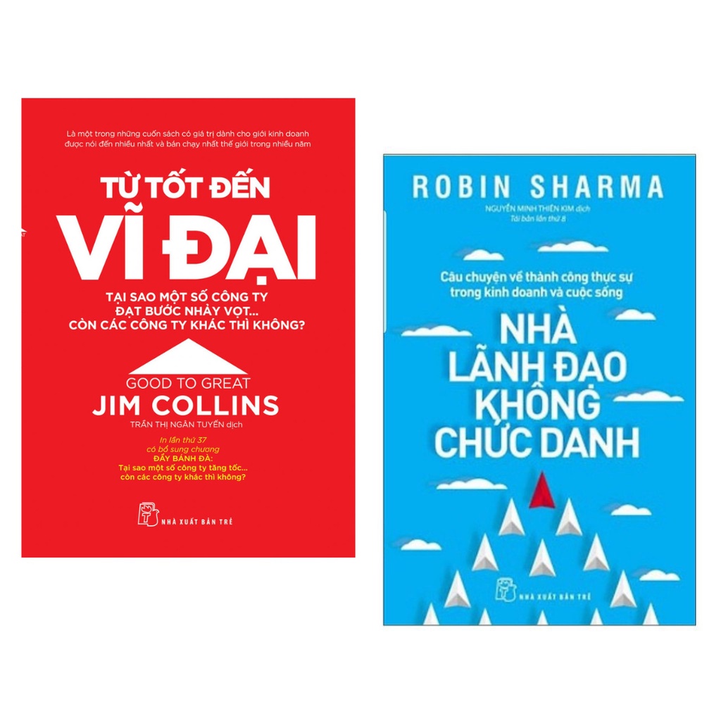 Sách - Combo từ tốt đến vĩ đại + nhà lãnh đạo không chức danh ( 2 cuốn )
