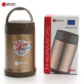 Bình đựng thức ăn giữ nhiệt inox 500ml Elmich EL0631.