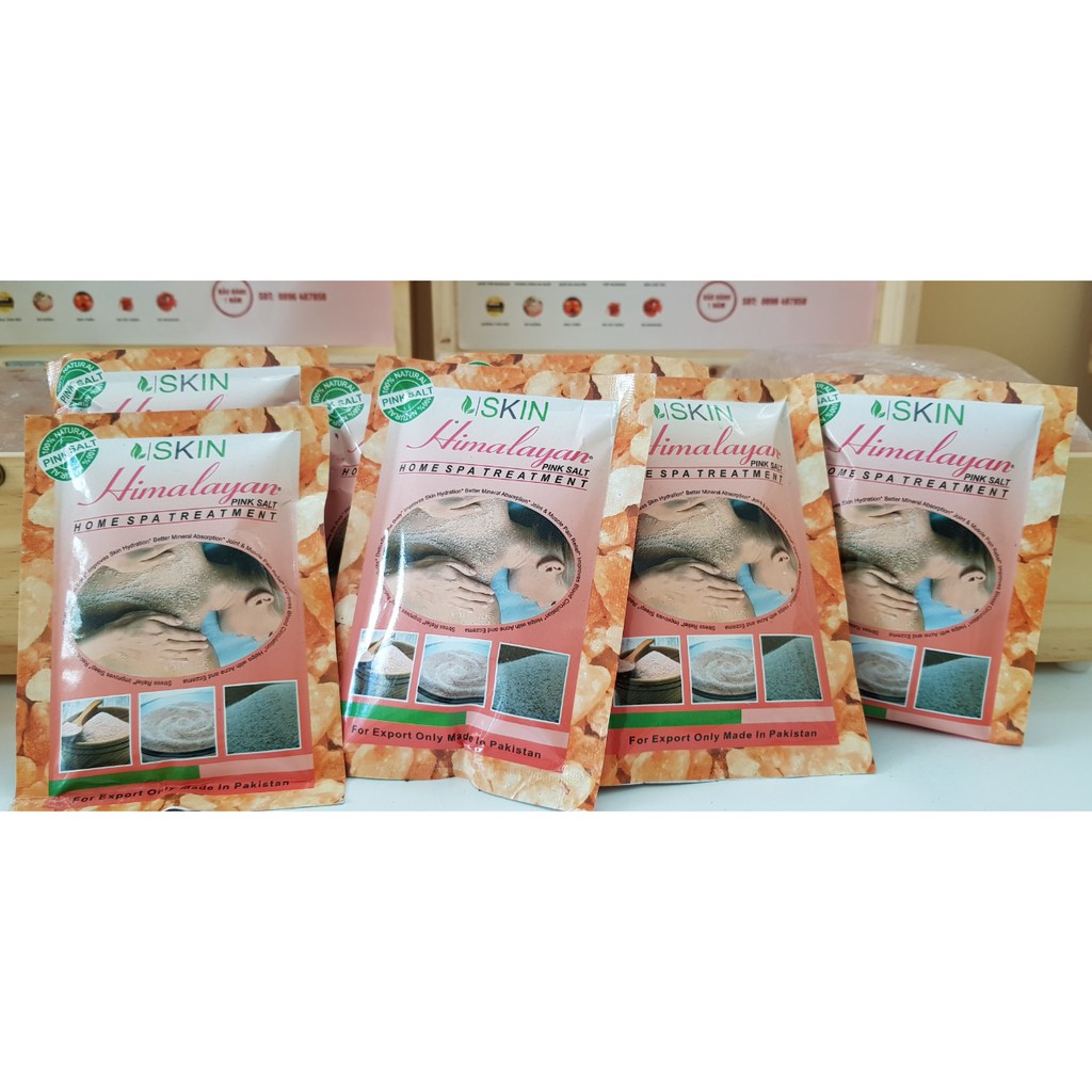 Muối Tắm Himalaya Tẩy Tế Bào Chết - Mịn Màng Tự Nhiên - Đá Muối Himalaya S&B (Loại 500 Gram)