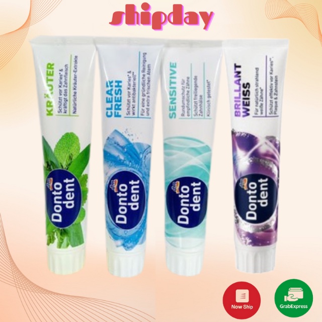 [HÀNG ĐỨC] Kem đánh răng Dontodent 125ml
