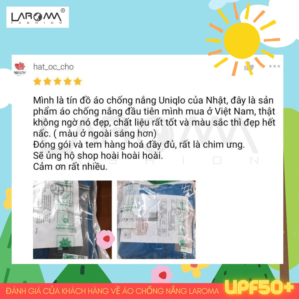 Áo chống nắng trẻ em Laroma  UPF50+ | Làm mát | Kháng khuẩn | Khử mùi
