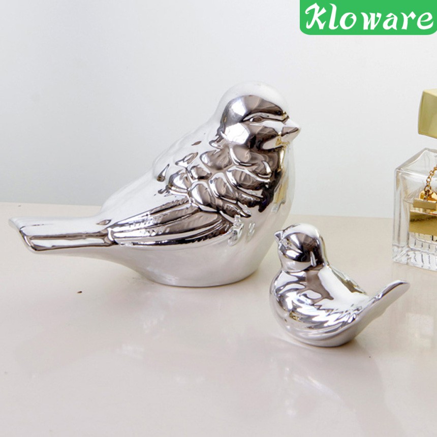 Set 2 Chú Chim Để Bàn Trang Trí Tiệc Cưới Phong Cách Bắc Âu Hiện Đại