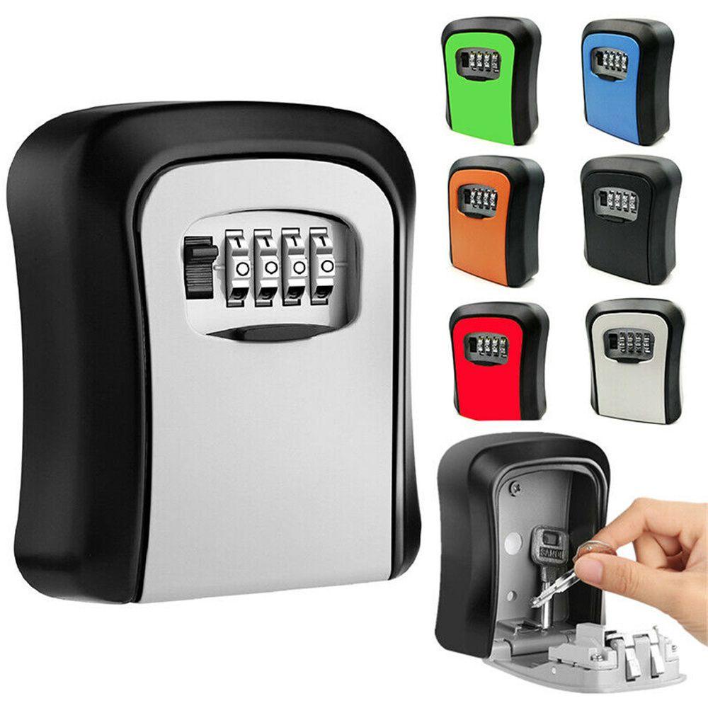 BORAG Hộp Đựng Chìa Khóa Gắn Tường Có Mật Khẩu 4 Chữ Số