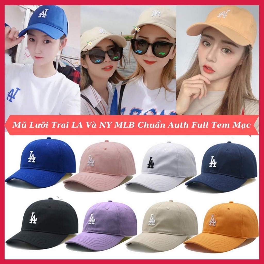 Mũ Lưỡi Trai Nam Nữ La Chất Vải Kaki Cotton Thoáng Mát Jussy Fashion Kiểu Nón Lưỡi Trai Unisex Form Chuẩn Đẹp Full Tem
