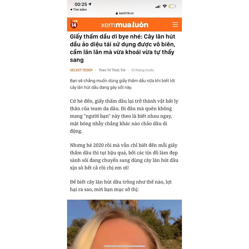 Thanh lăn hút dầu Revlon, massage mặt bằng Đá núi lửa