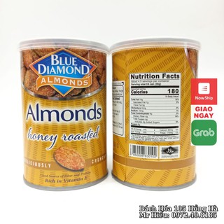 [Hỏa Tốc] Hạnh nhân mật ong Blue Diamond 130g