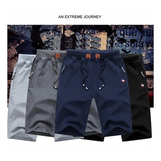 (Xịn xò) Quần short nam phối da JOIN COLLECTIONS (dày dặn, mát mẻ)