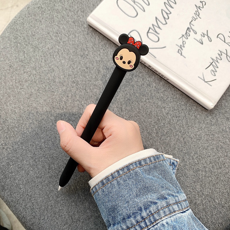 Bọc Silicone Mickey Minnie cho Apple Pencil 1/ 2 iPad Touch Pen Stylus