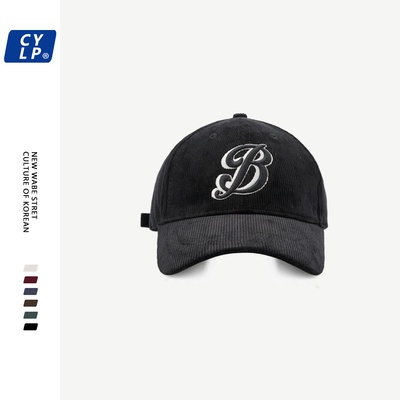 Mũ Lưỡi Trai Vải Nhung Thêu Họa Tiết 3D Phong Cách Retro Mỹ