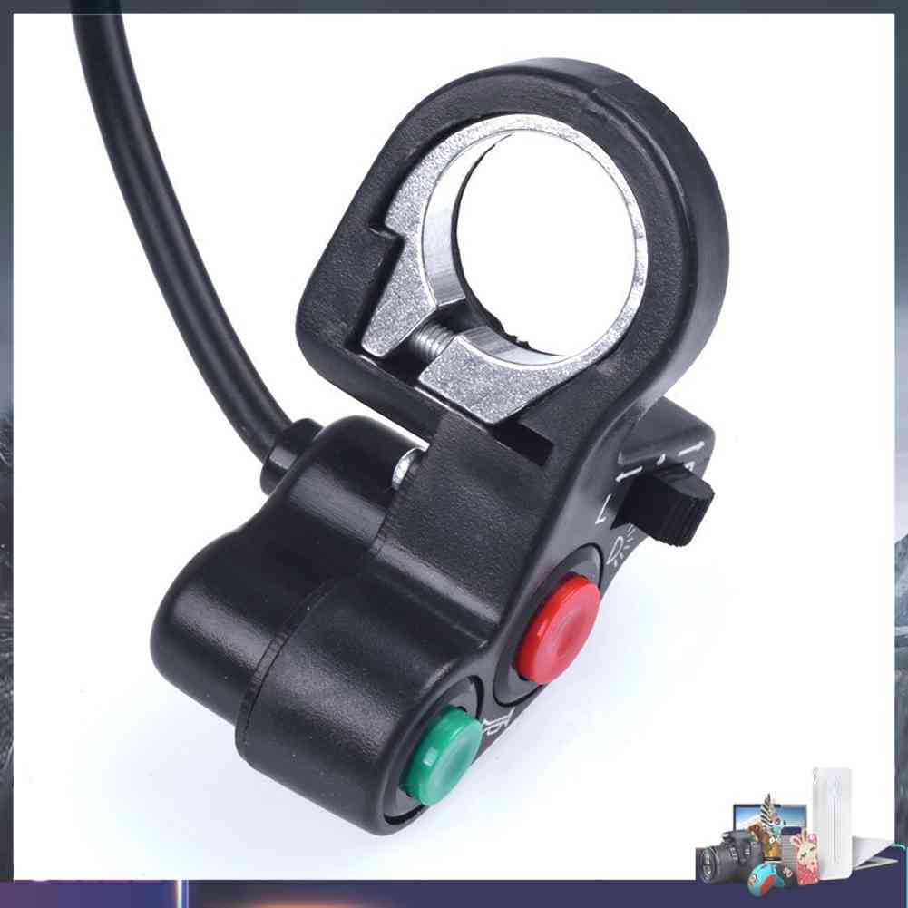 Công Tắc Đèn Xi Nhan / Còi Gắn Tay Lái Xe Mô Tô ATV ON / OFF 7 / 8