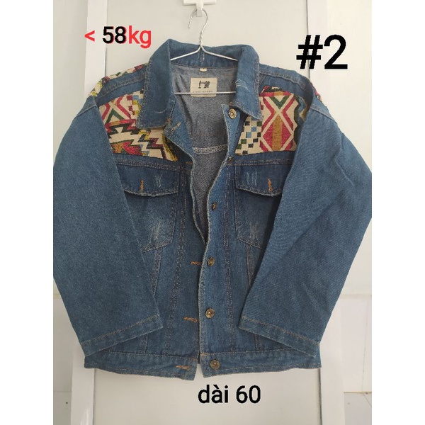 Áo khoác jeans nam hàng si