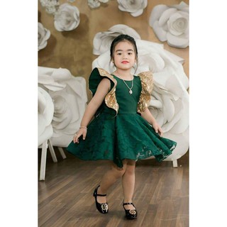 Đầm kim sa bé gái