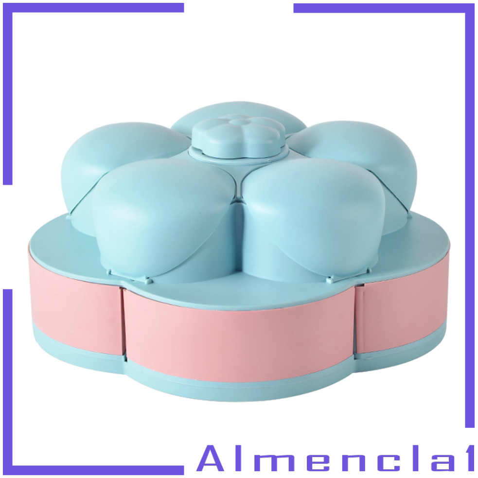 Hộp Đựng Bánh Kẹo Hình Hoa Xoay Được Almencla1