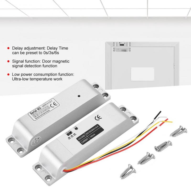 Chốt điện khoá cửa DC 12V 1000 KG tiện lợi