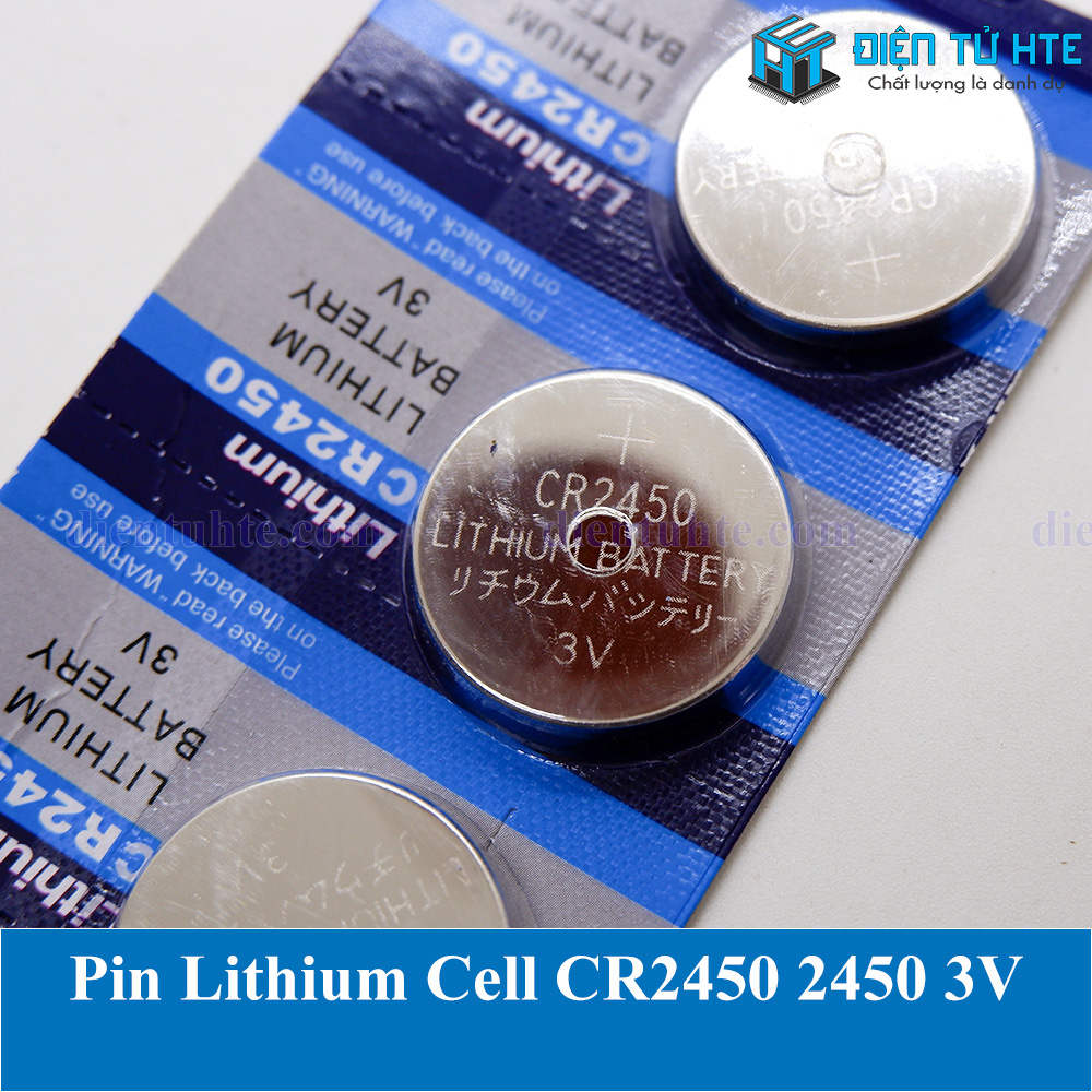 Pin Lithium Cell CR2450 2450 - CR2430 2430 3V (trong vỉ)