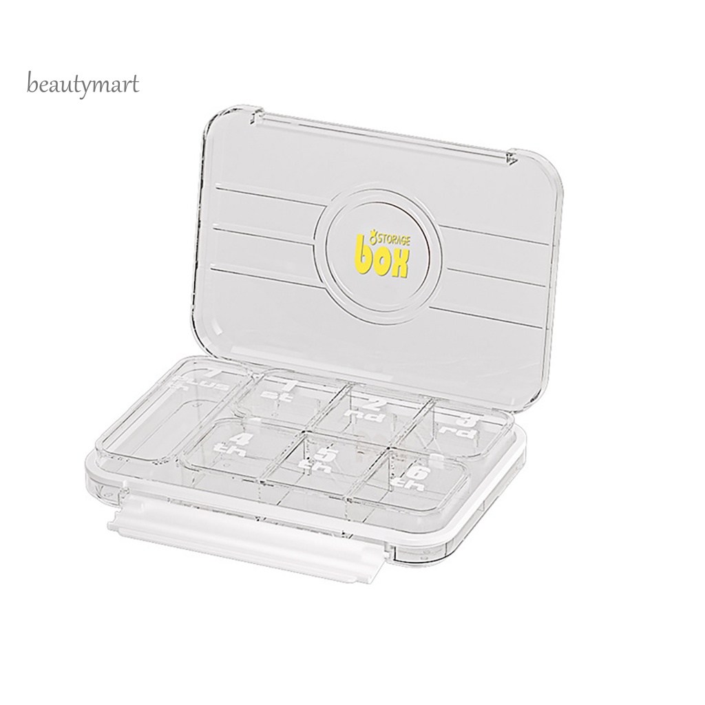 Hộp Đựng Thuốc Viên 7 Ngày Cỡ Lớn beautymartm1 Tiện Dụng