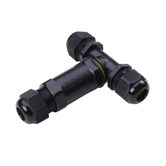 Cút nối dây điện chữ T chống nước IP68 M684