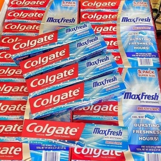 Kem đánh răng colgate max fresh with breath strips 215g