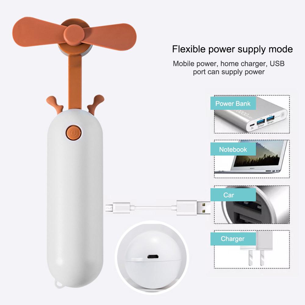Quạt sạc mini cầm tay