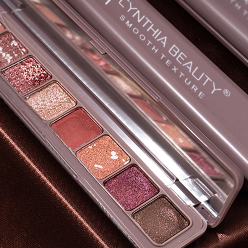 Bảng Phấn Mắt 9 Màu Sắc Tông Lì / Hiệu Ứng Ngọc Trai Lấp Lánh Trang Điểm Sân Khấu Cho Nữ