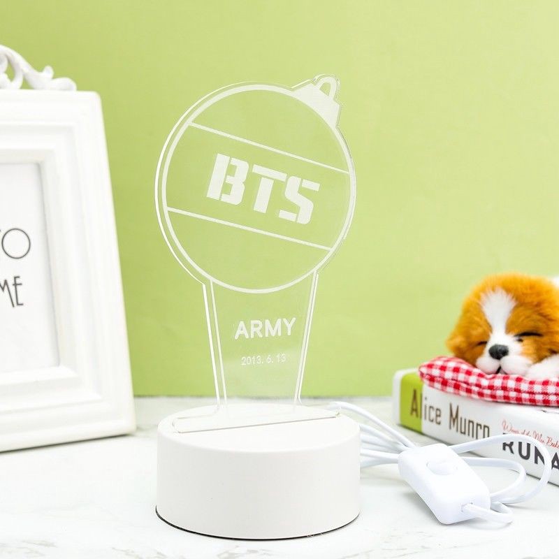 Đèn Trang Trí Hình Nhóm Nhạc Kpop Bts Army Bomb