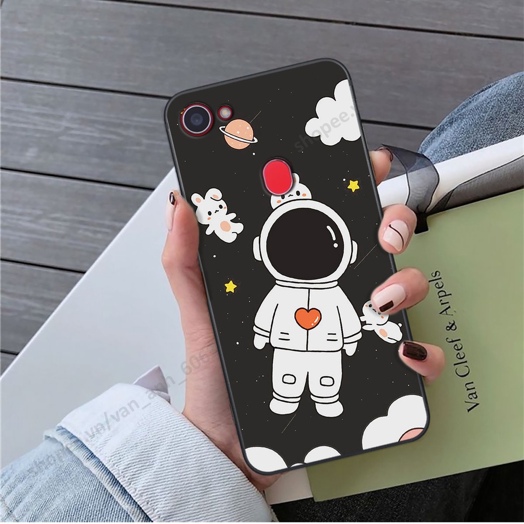 Ốp Oppo F5 / F5 Youth / F7 hình bầu trời, phi hành gia đẹp, ốp lưng điện thoại oppo viền dẻo cao cấp