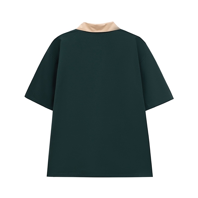 Áo Polo Phối Màu Unisex Cheecky Chất Liệu 100% Thun Cotton Lạnh Cute Trẻ Trung