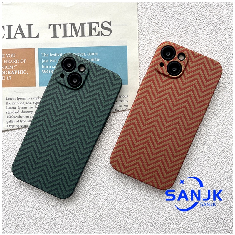Mới! Ốp Điện Thoại Cứng Mỏng Họa Tiết Sợi Carbon Cho iPhone 11~13 Promax iPhone 12 Pro Max iPhone 11 Pro Max