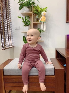 Bộ len gân cho bé