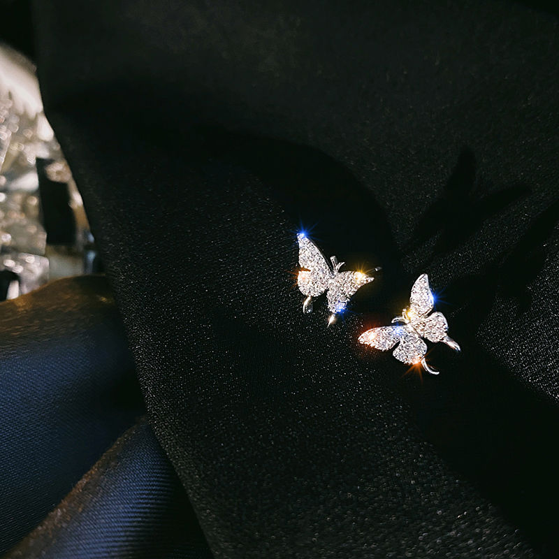 Bông Tai Kẹp Không Xỏ Lỗ Hình Bướm Thời Trang Hàn Quốc Dành Cho Nữ 22199