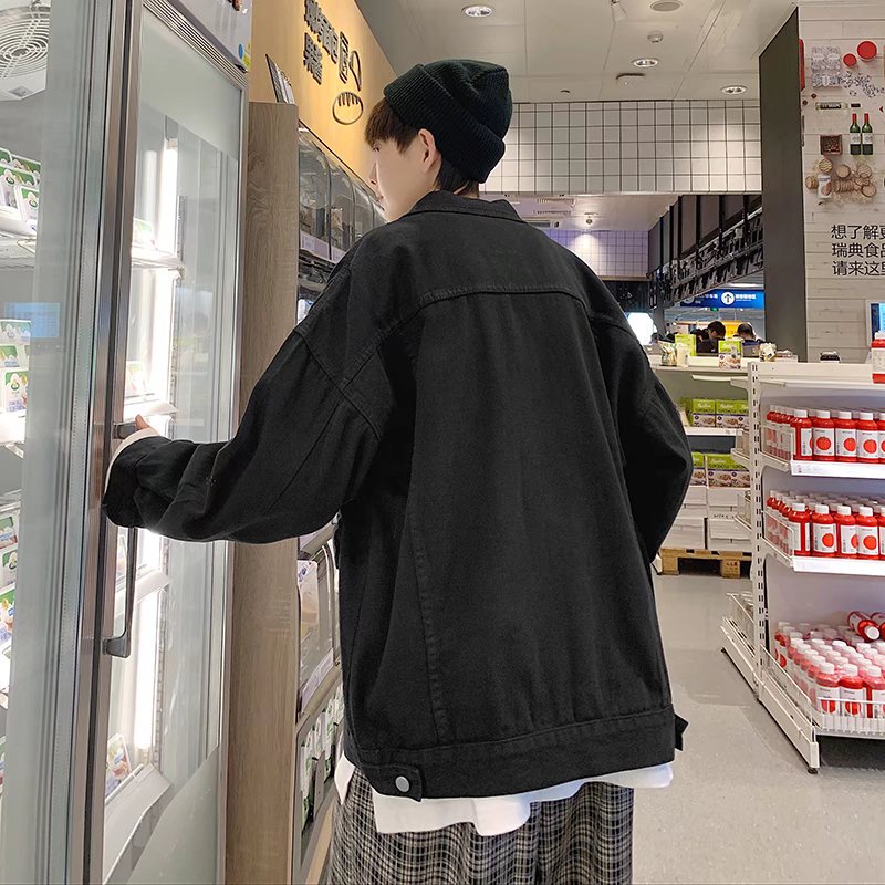 Áo khoác nam dài tay cổ tròn phong cách Hàn Quốc trẻ trung