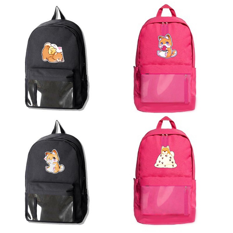 balo trong suốt shiba BLTS21 ita bag balo dễ thương hot trend thần tượng hoạt hình idol